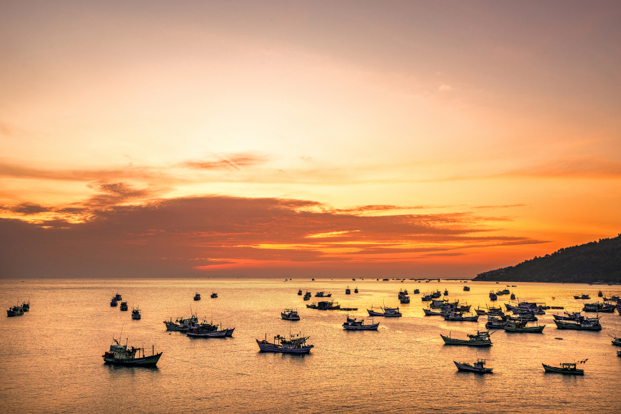 Sunset In Phu Quoc Vietnam Tourism